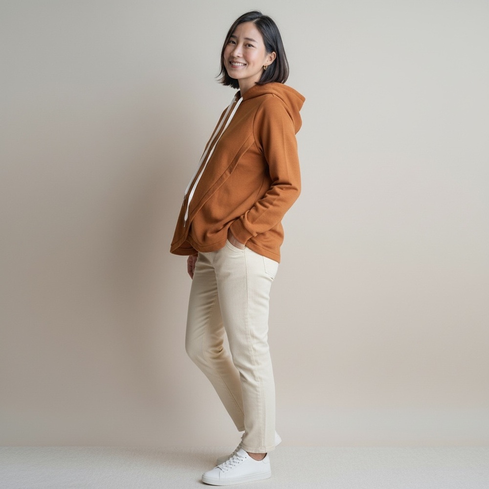 HELLO MIZ 'nursing maternity' hoodie size: M